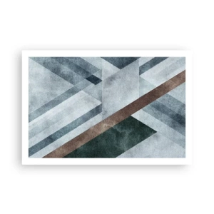 Poster - Anspruchsvolle Eleganz der Geometrie - 91x61 cm
