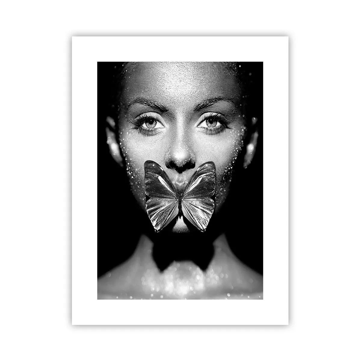 Poster - Schmetterlingskuss - 30x40 cm