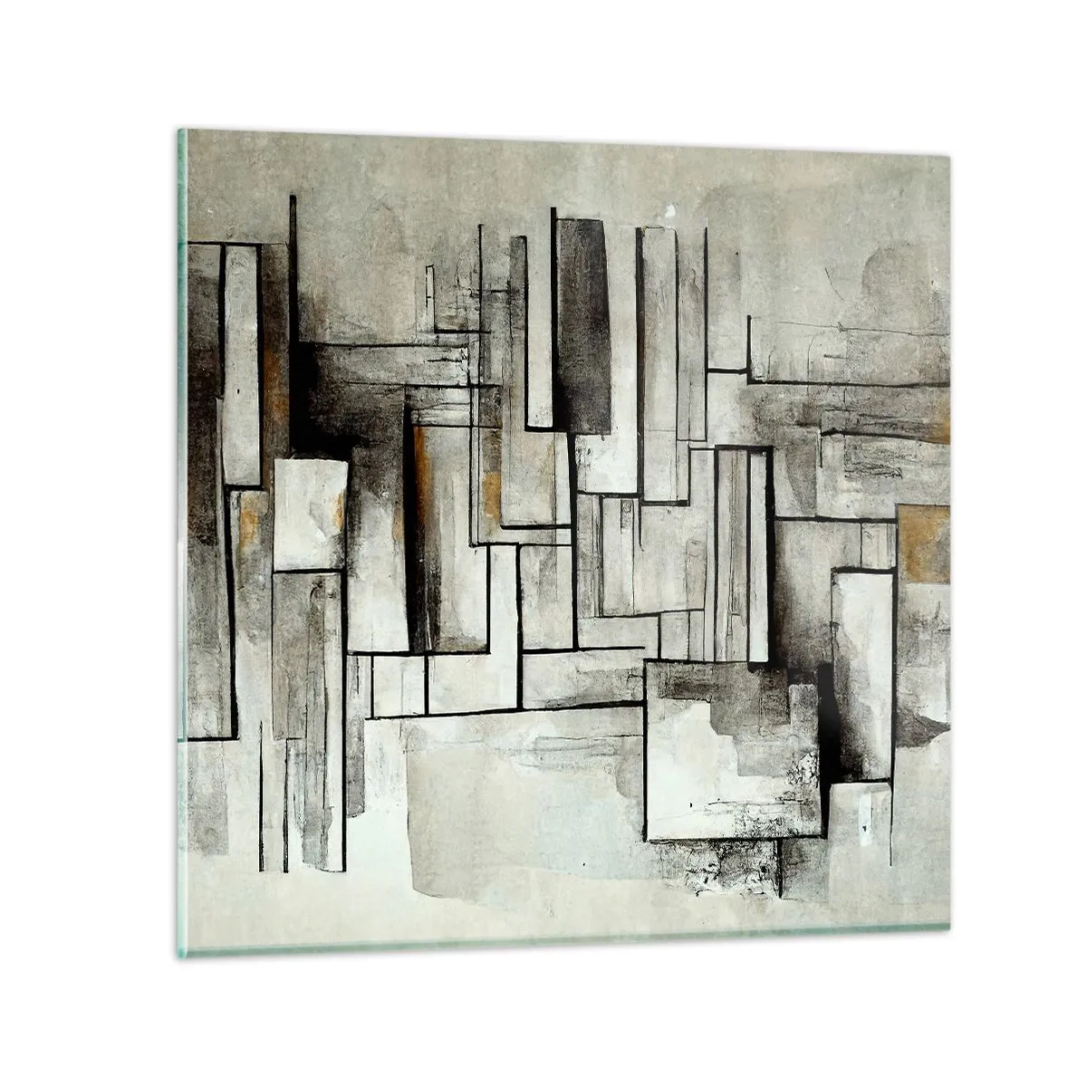 Glasbild - Bild auf glas - Kraft der Einfachheit - 50x50 cm