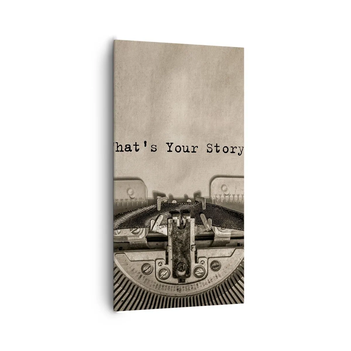 Bild auf Leinwand - Leinwandbild - Erzähl es mir - 65x120 cm