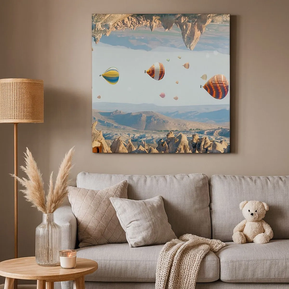 Bild auf Leinwand - Leinwandbild - Hier ist alles möglich - 30x30 cm