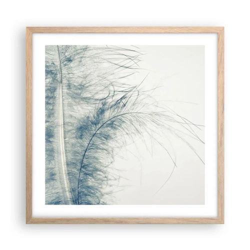 Poster in einem Rahmen aus heller Eiche - Flüstern der Natur - 50x50 cm