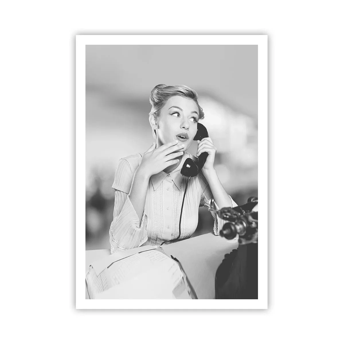 Poster - Hallo, wir sind in den 1950er Jahren. - 70x100 cm