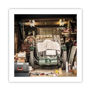 Poster - Zurück in die Vergangenheit - 50x50 cm