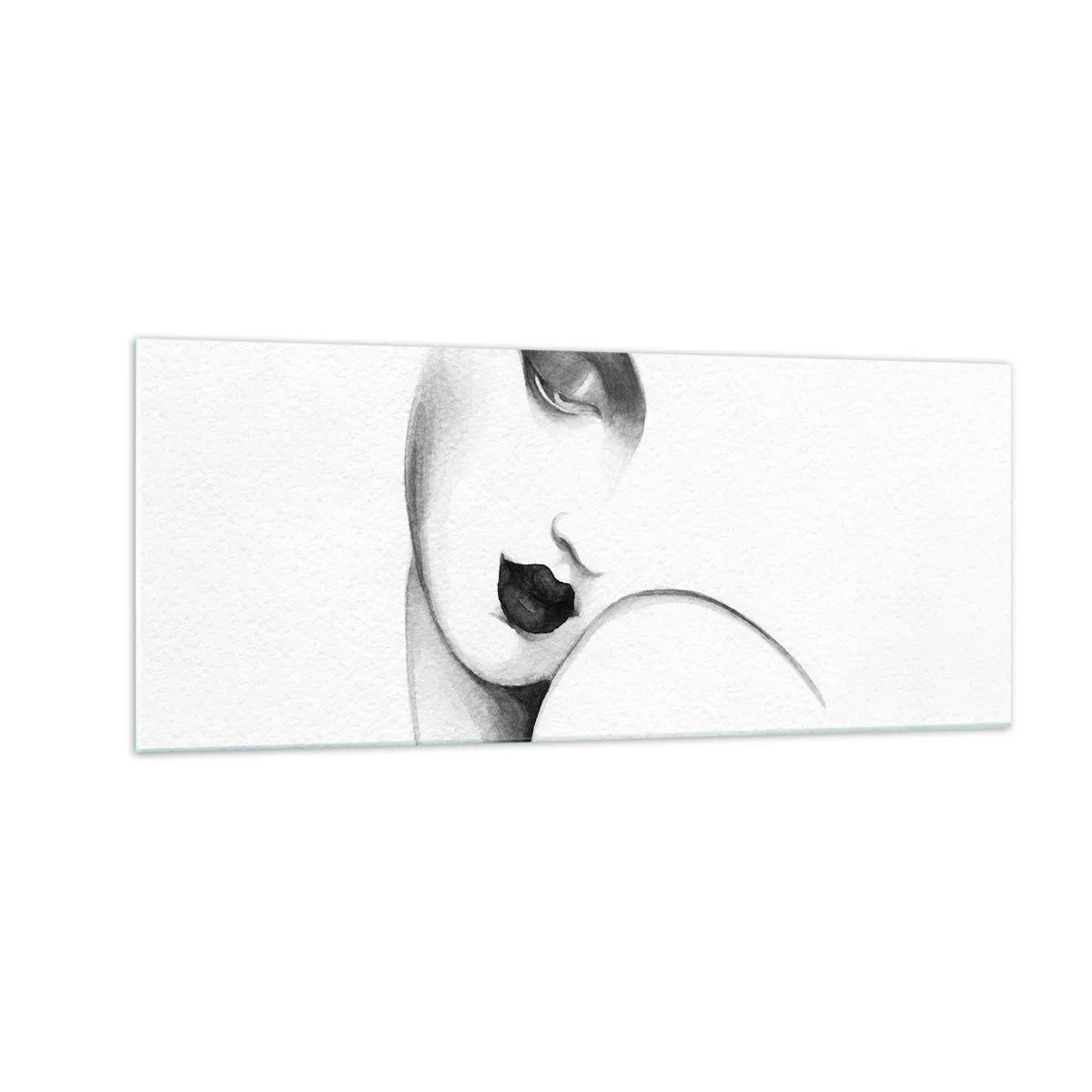 Glasbild - Bild auf glas - Im Stil von Łempicka - 100x40 cm