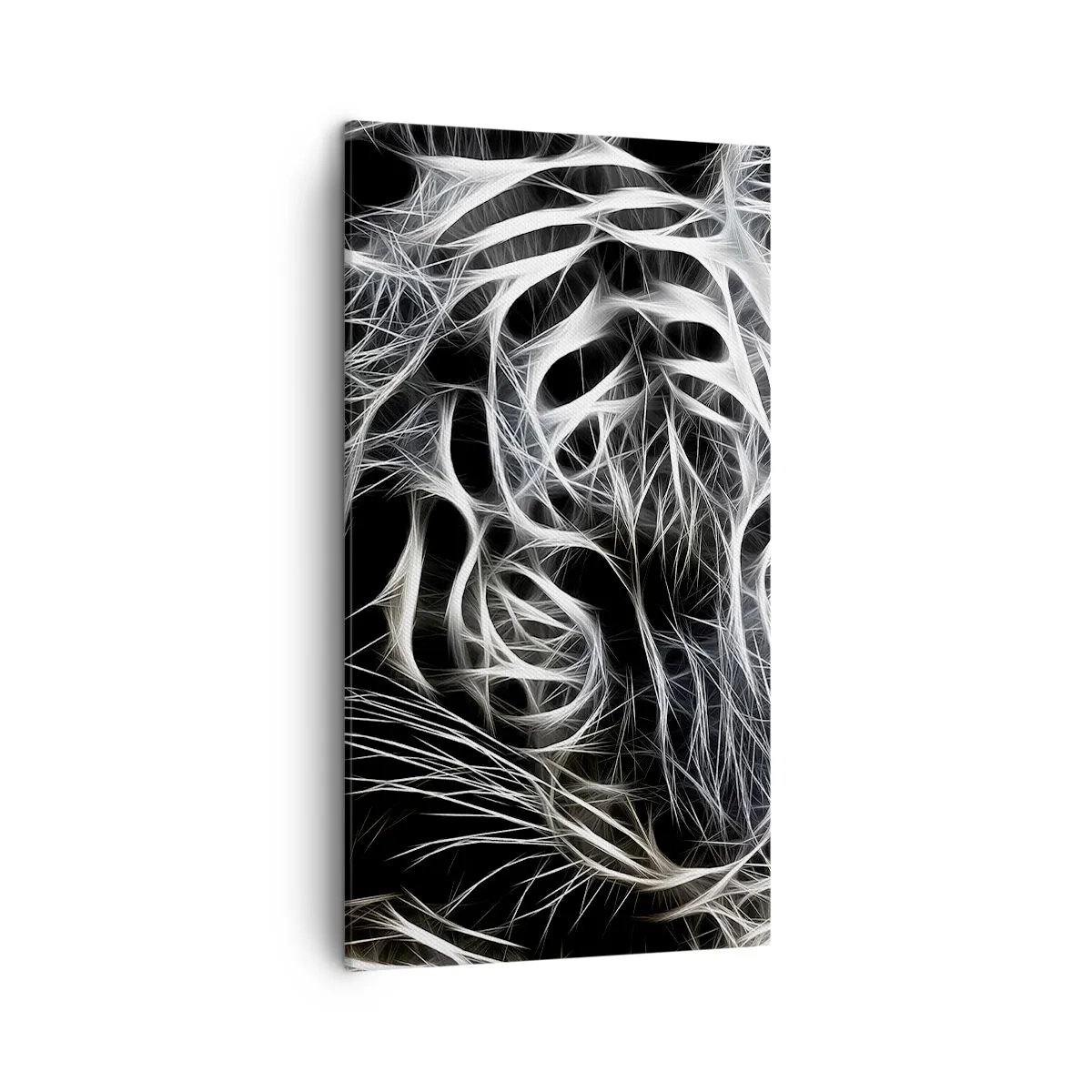 Bild auf Leinwand - Leinwandbild - Eine Studie über die Leichtigkeit der Katze - 45x80 cm