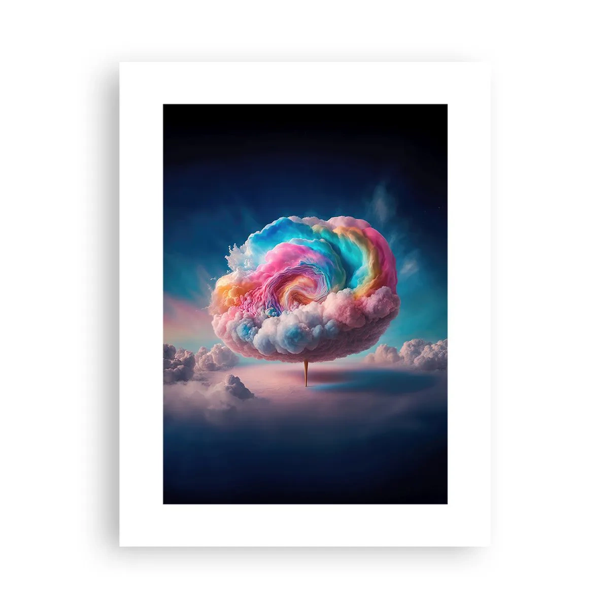 Poster - Traum von einem Vergnügungspark - 30x40 cm