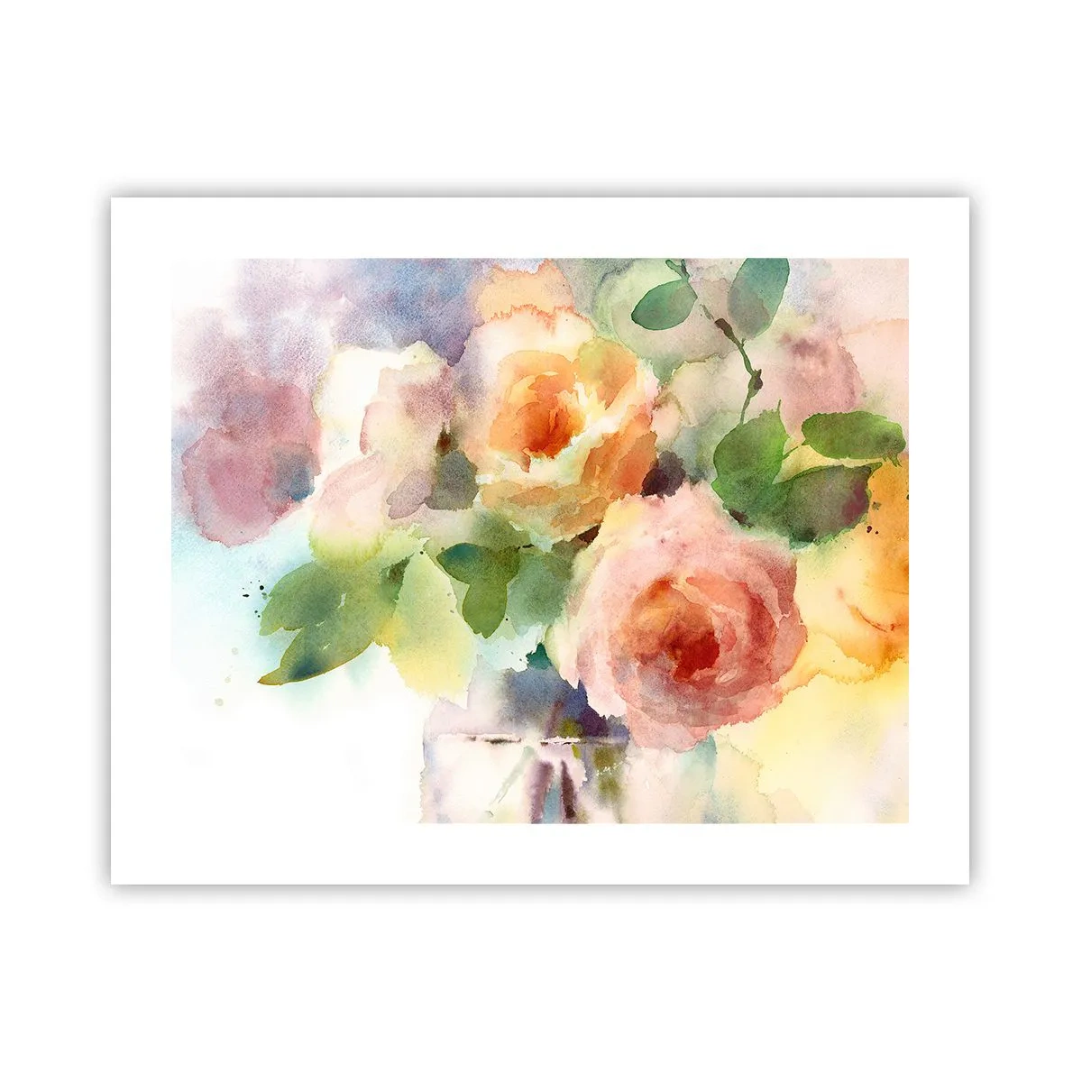Poster - Zart wie Aquarell - 50x40 cm
