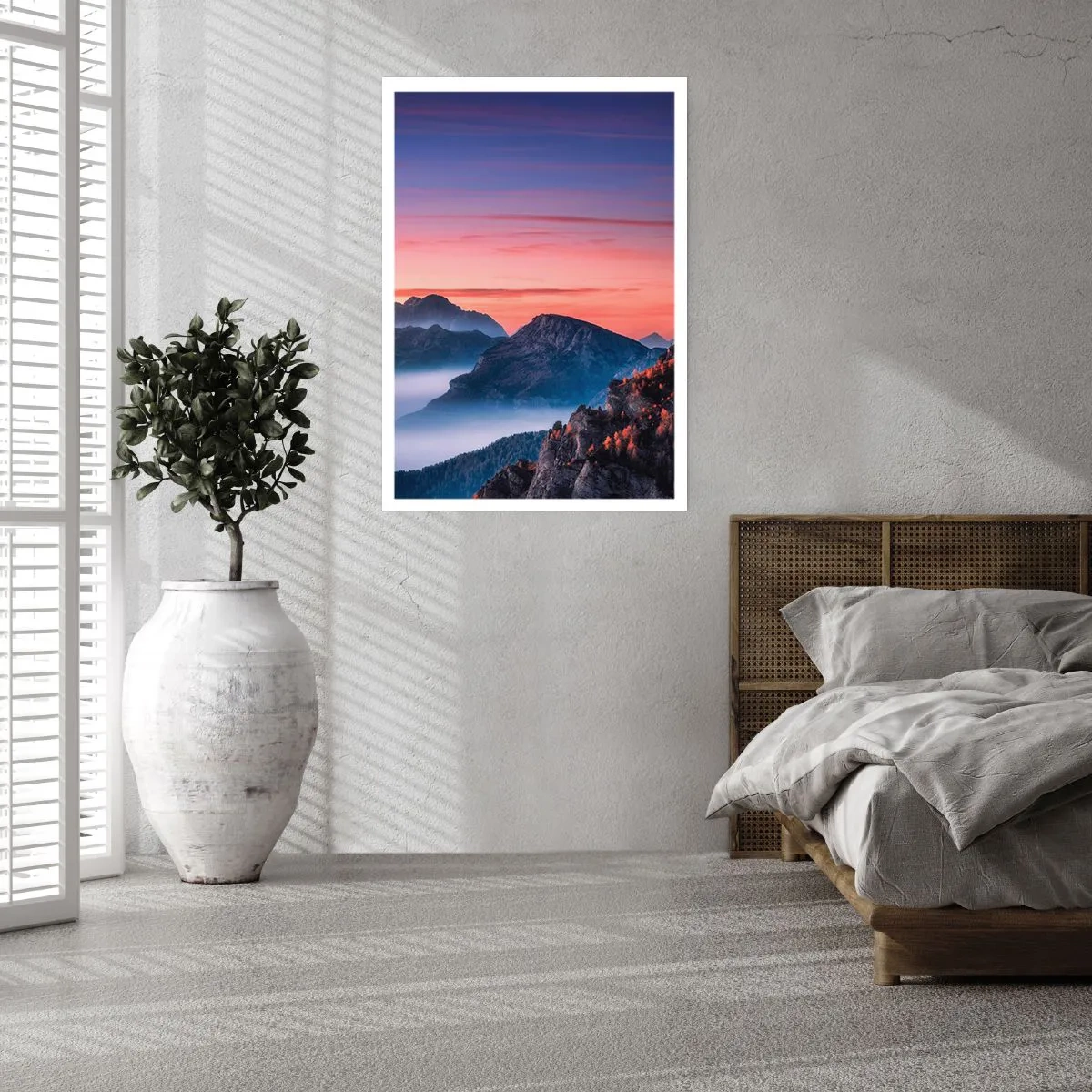 Poster - Über die Täler - 40x50 cm