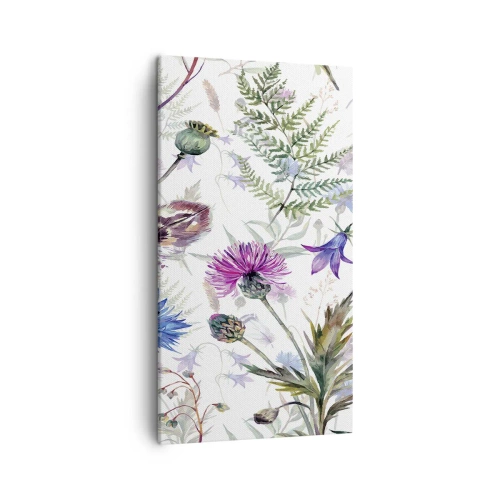 Bild auf Leinwand - Leinwandbild - Polnisches Herbarium - 45x80 cm