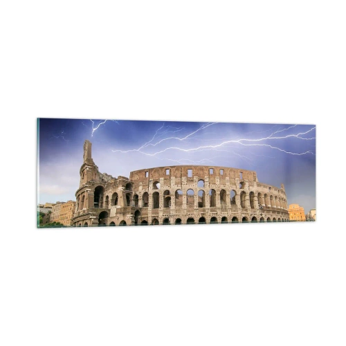 Glasbild - Bild auf glas - Kampfarena - 90x30 cm