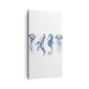 Bild auf Leinwand - Leinwandbild - Meereswunder - 55x100 cm