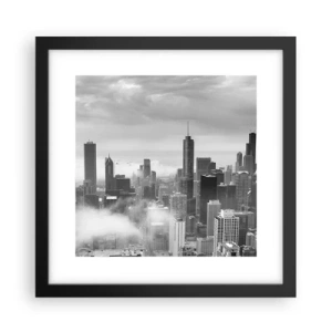 Poster in einem schwarzem Rahmen - Amerikanische Landschaft - 30x30 cm