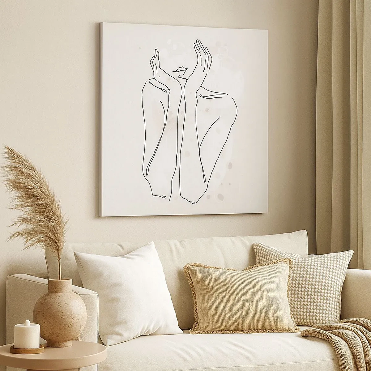 Bild auf Leinwand - Leinwandbild - Ein träumerischer Moment - 30x30 cm