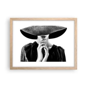 Poster in einem Rahmen aus heller Eiche - Versteckte Schönheit - 40x30 cm