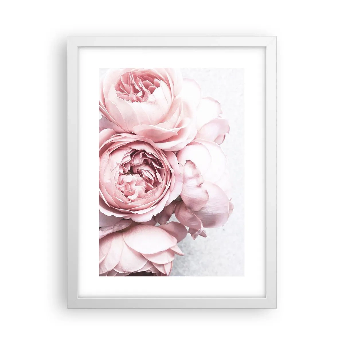 Poster in einem weißen Rahmen - Für Romantiker - 30x40 cm