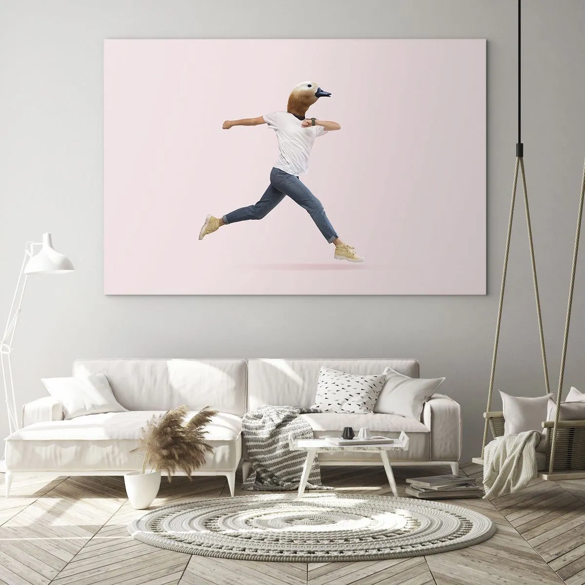 Glasbild - Bild auf glas - Eine Prise Absurdität - 120x80cm - Eine Prise Absurdität - Moderne Wanddekoration für Wohnzimmer und Schlafzimmer ARTTOR