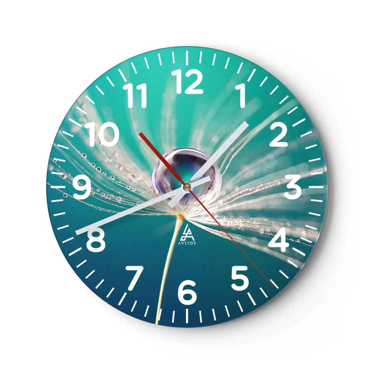 Wanduhr - Glasuhr - Mystischer Moment - 30x30 cm