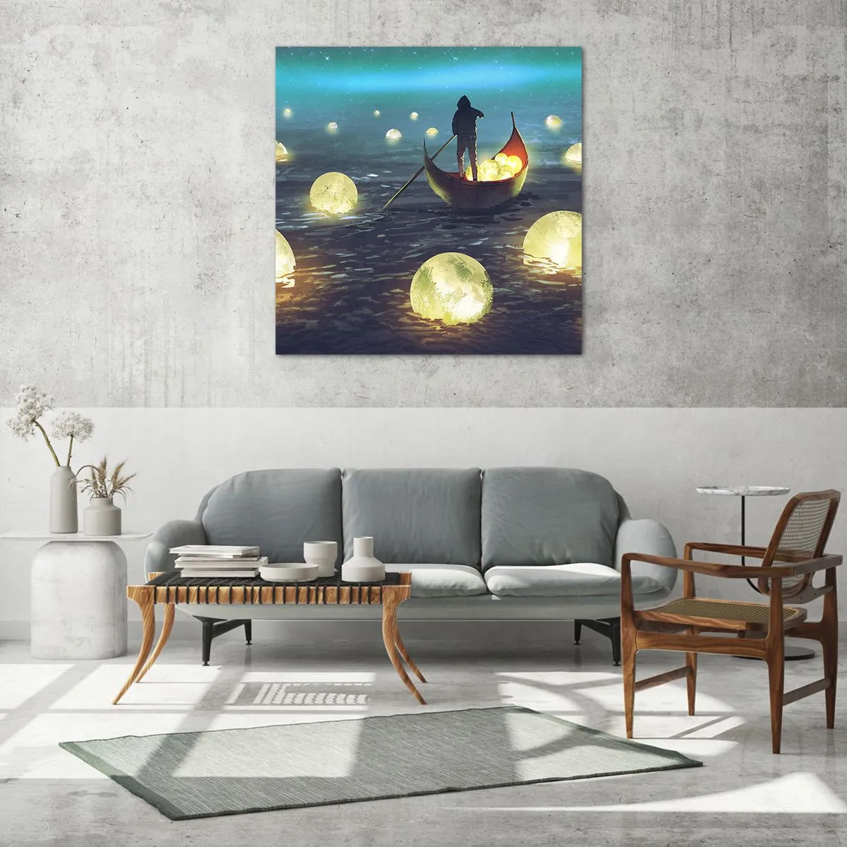 Glasbild - Bild auf glas - Dinge, von denen Philosophen nie geträumt haben - 50x50 cm