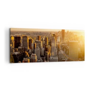 Bild auf Leinwand - Leinwandbild - In der Sonne wachsen - 100x40 cm
