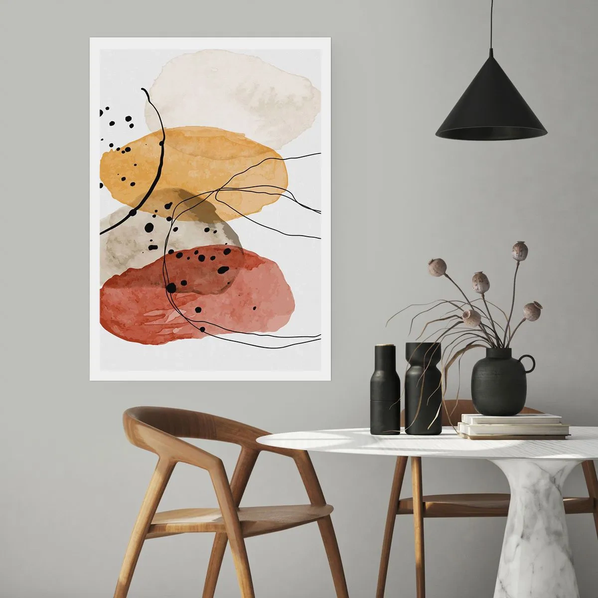 Poster - Wie leichte, transparente Luft - 30x40 cm
