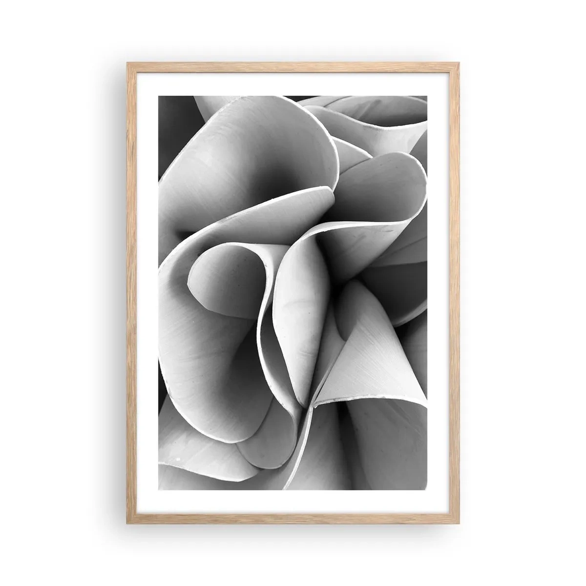 Poster in einem Rahmen aus heller Eiche - Es passiert im Weltraum - 50x70 cm