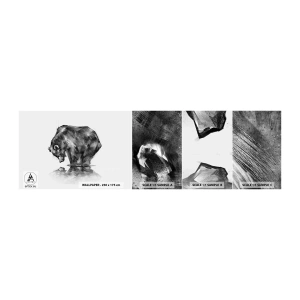Fototapeten Muster Selbstklebend Deluxe Sticker - Schön, jemanden in der Nähe zu sehen - Abstraktion, Eisbär, Natur - 100x30 cm