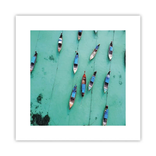 Poster - In freudiger Erwartung - 30x30 cm