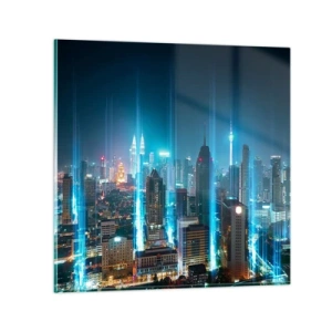 Glasbild - Bild auf glas - Auf Berliner Art gegen den Himmel - 50x50 cm