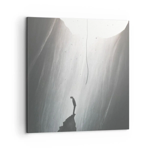 Bild auf Leinwand - Leinwandbild - Es gibt immer einen Ausweg - 50x50 cm