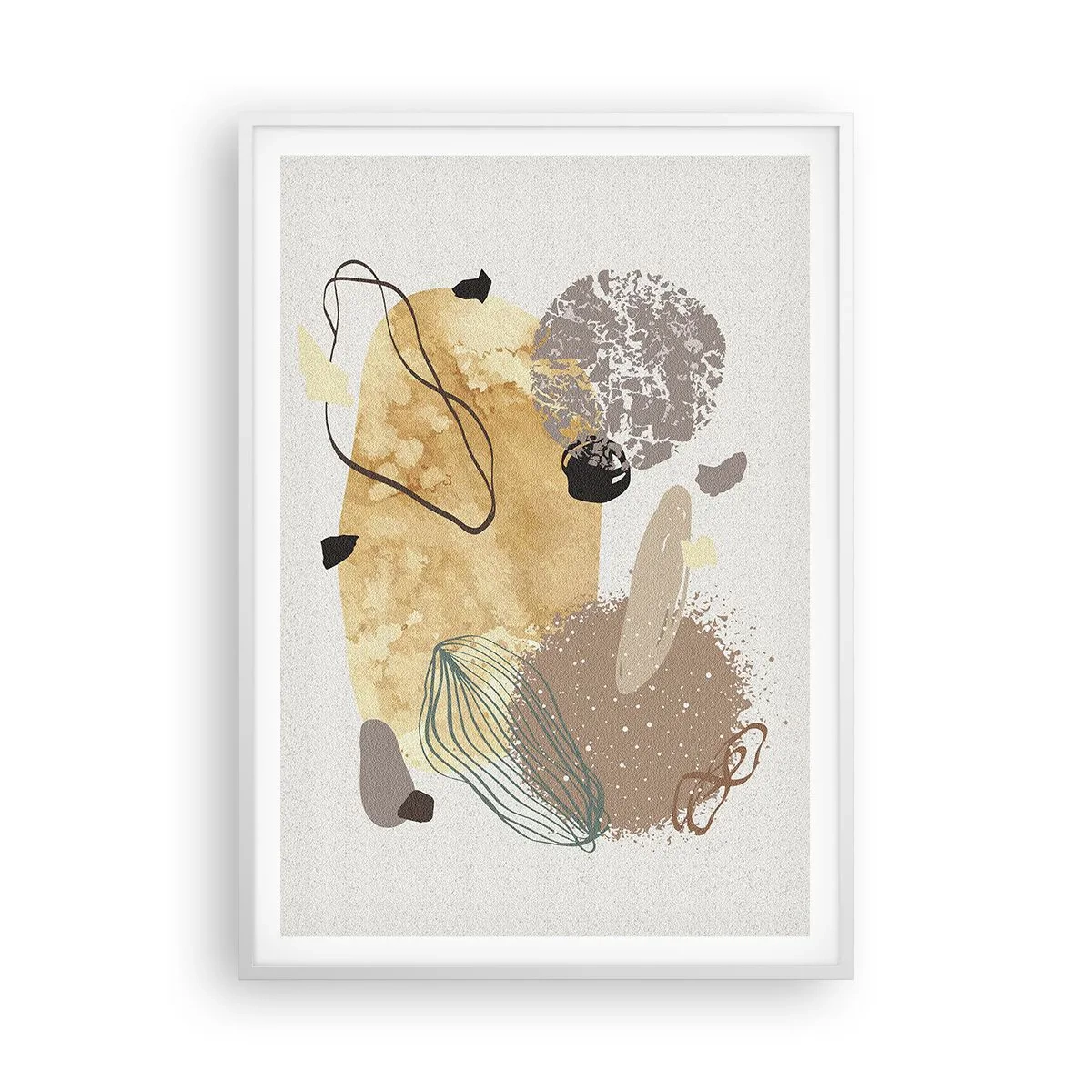 Poster in einem weißen Rahmen - Angewandte Plumkologie - 70x100 cm