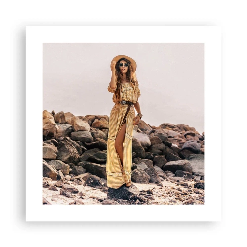 Poster - Die Magie der Steine - 40x40 cm