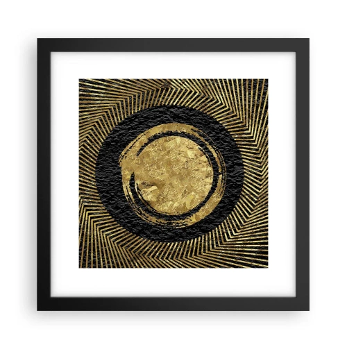 Poster in einem schwarzem Rahmen - Glamour-Komposition - 30x30 cm