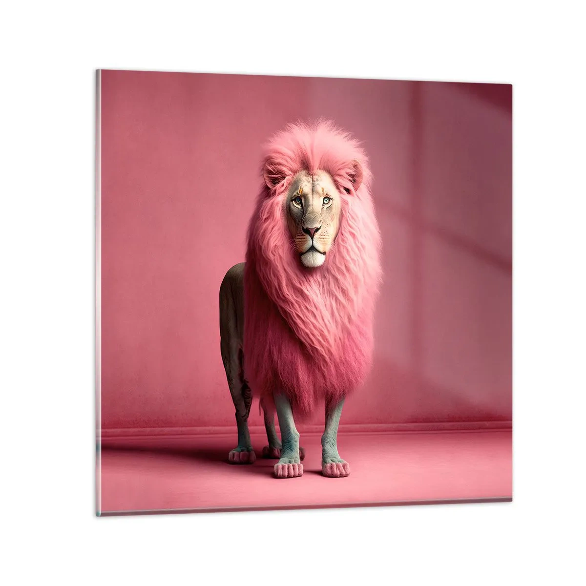 Glasbild - Bild auf glas - Und du hast keine Angst mehr - 50x50 cm