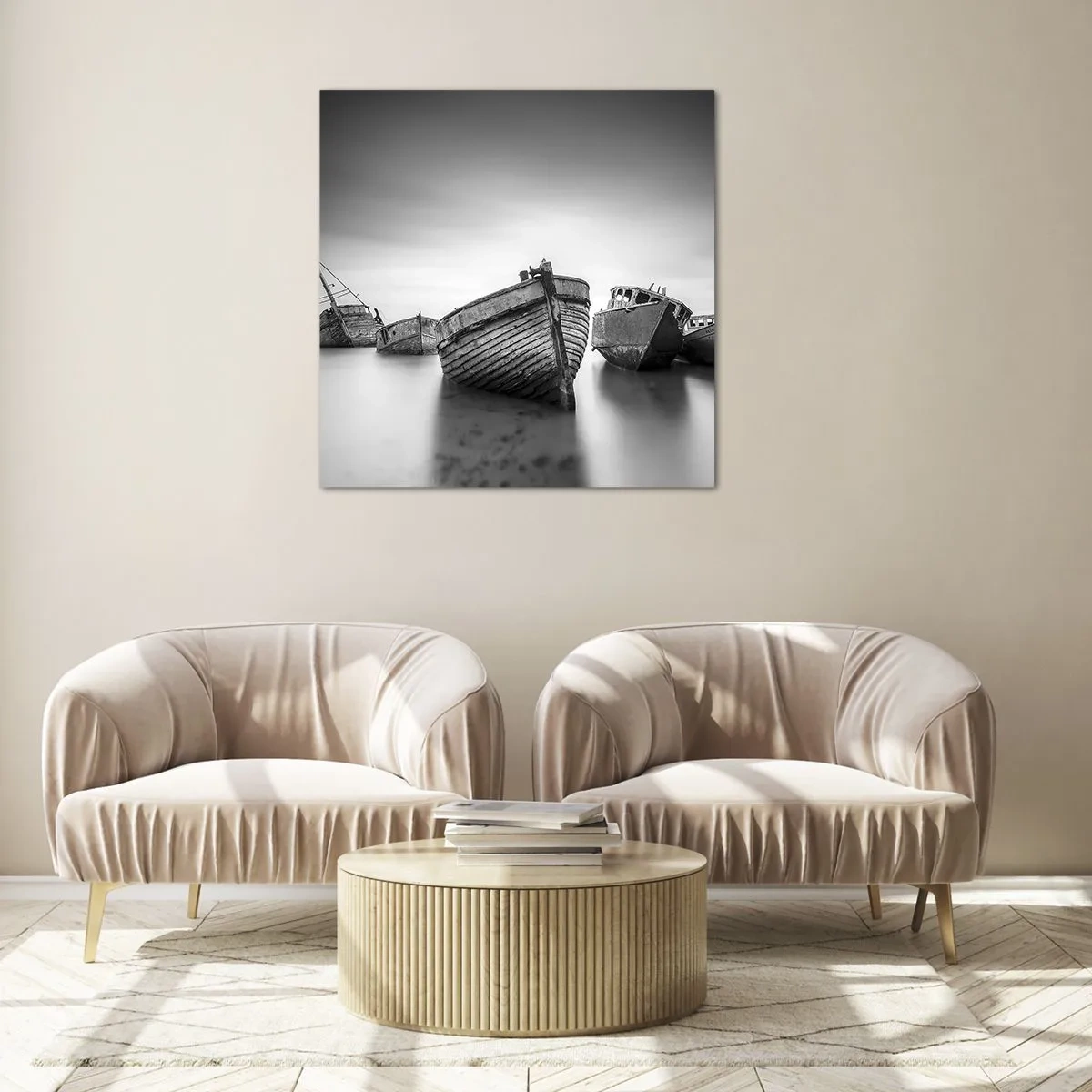 Glasbild - Bild auf glas - Nur Erinnerungen ... - 40x40 cm