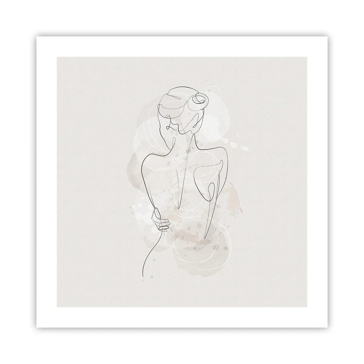 Poster - Wie ein sensibles Instrument - 50x50 cm