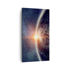 Bild auf Leinwand - Leinwandbild - In einer neuen Perspektive - 45x80 cm