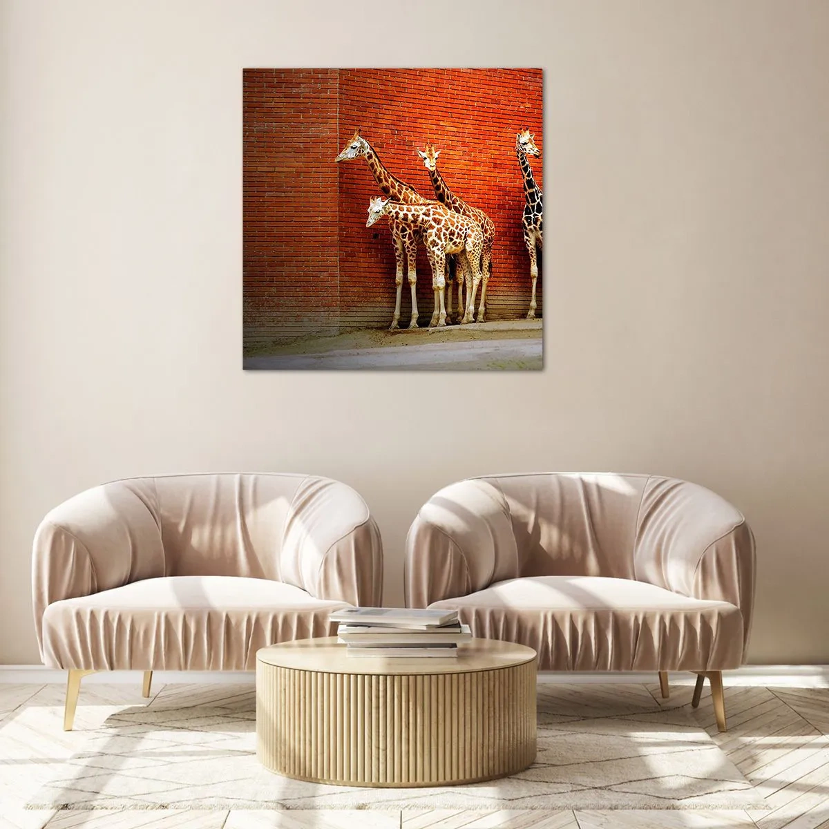 Glasbild - Bild auf glas - Sehen Sie Akazien? - 60x60 cm