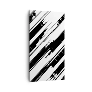 Bild auf Leinwand - Leinwandbild - Eine intensive und dynamische Komposition - 55x100 cm