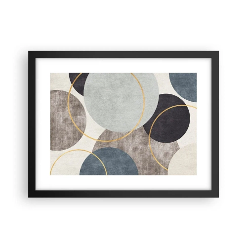 Poster in einem schwarzem Rahmen - Rad für Rad - 40x30 cm