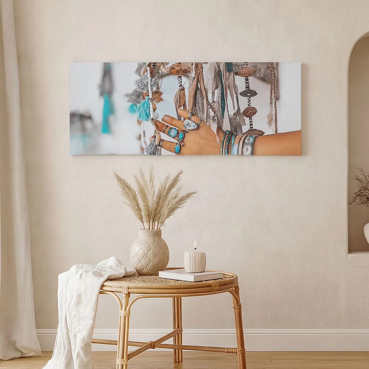 Bild auf Leinwand - Leinwandbild - Lokale Schätze - 100x40 cm