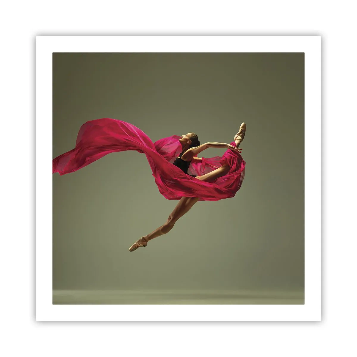 Poster - Tanzende Flamme - 60x60 cm
