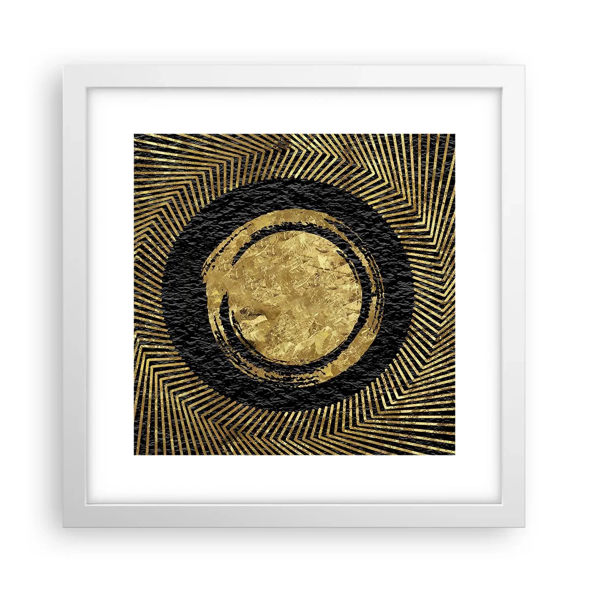 Poster in einem weißen Rahmen - Glamour-Komposition - 30x30 cm