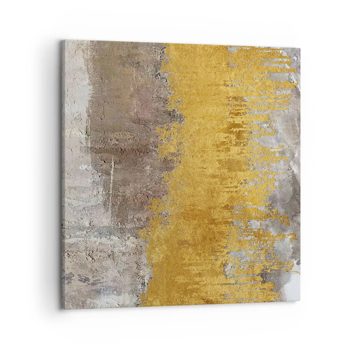 Bild auf Leinwand - Leinwandbild - Goldene Explosion - 50x50 cm