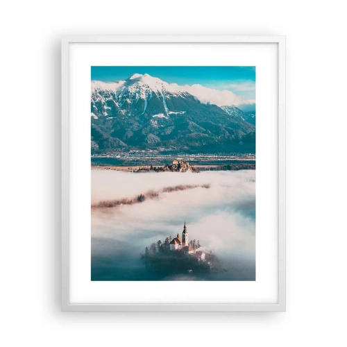 Poster in einem weißen Rahmen - Der Anfang eines Märchens - 40x50 cm