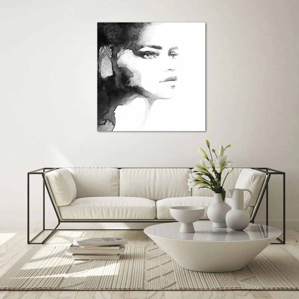 Glasbild - Bild auf glas - Aus Geheimnis und Nebel - 70x70 cm