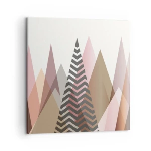 Bild auf Leinwand - Leinwandbild - Pyramidale Aussicht - 50x50 cm