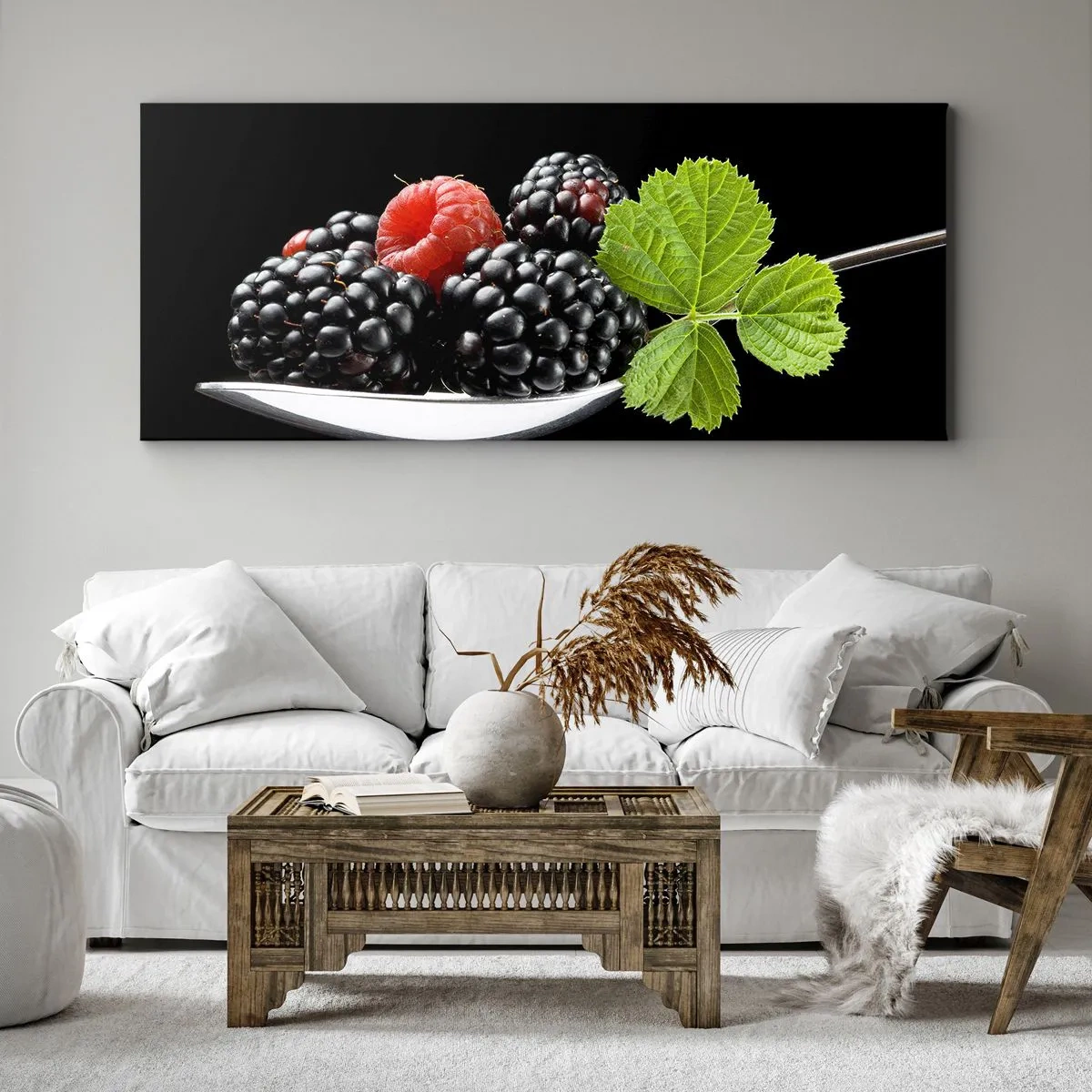 Bild auf Leinwand - Leinwandbild - Der Geschmack der Frische - 100x40 cm