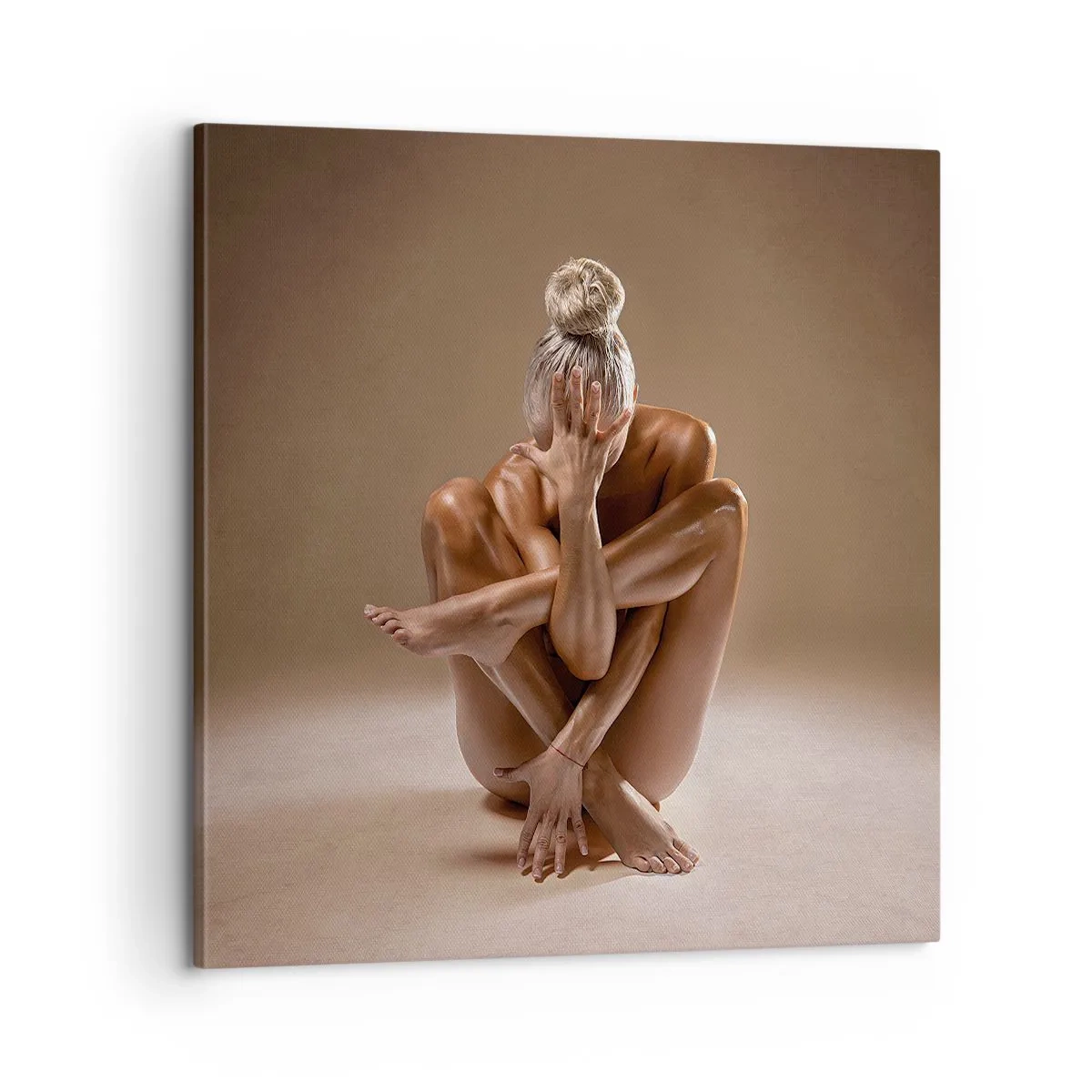 Bild auf Leinwand - Leinwandbild - Die Einheit von Körper und Geist - 60x60 cm