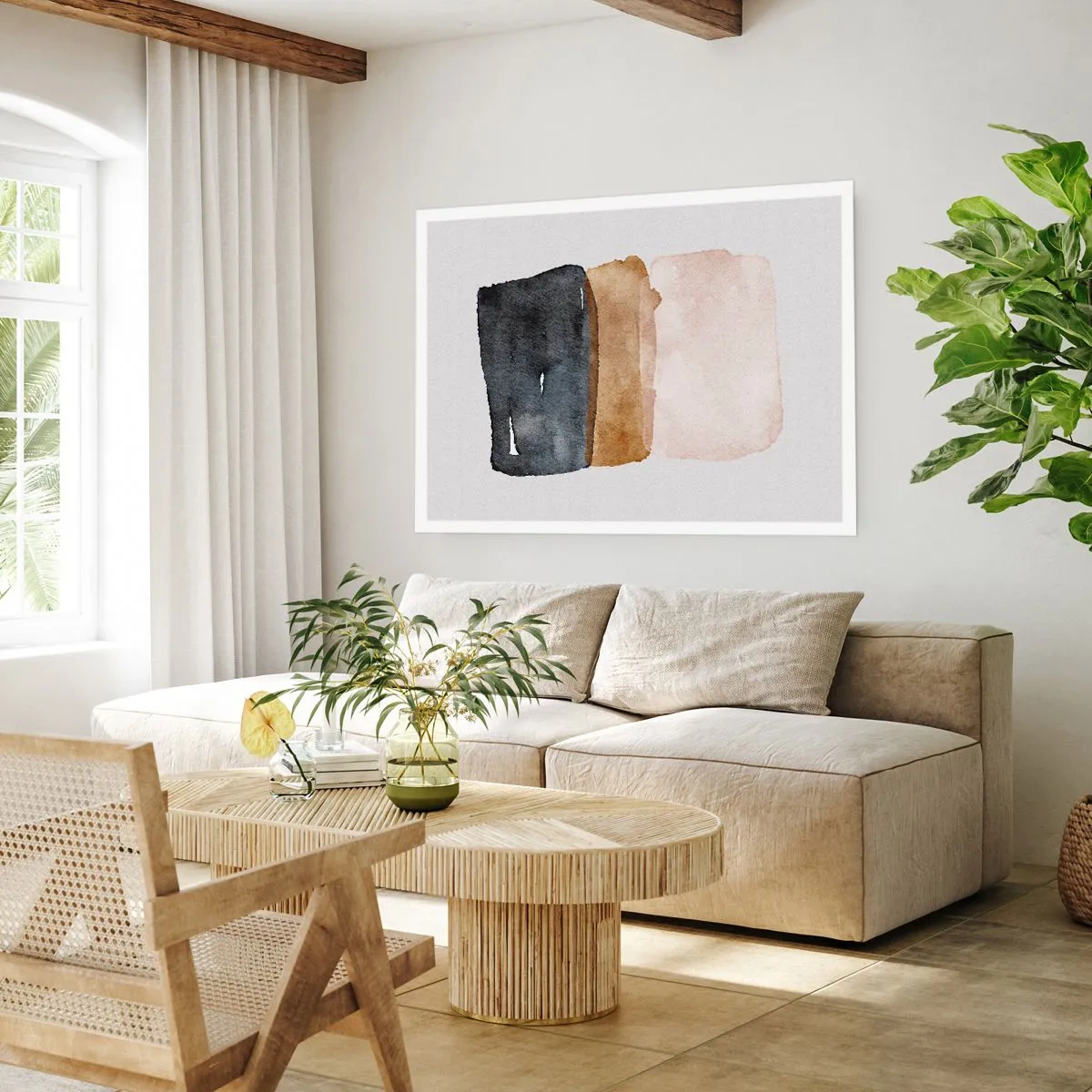 Poster - Die Komposition der Farben der Erde - 50x40 cm